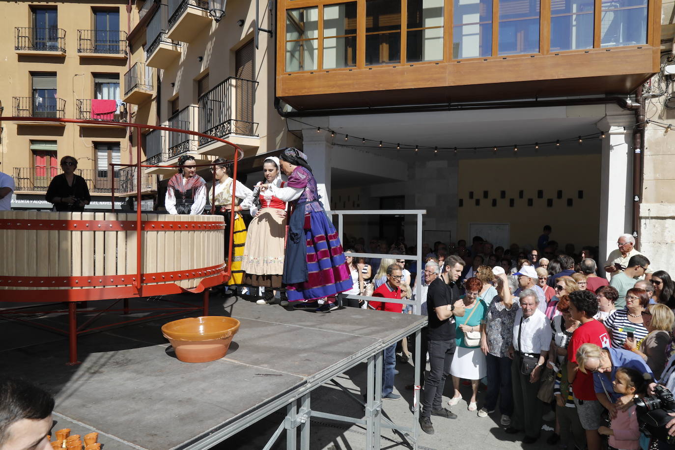 Aranda de Duero ha festejado hoy la Fiesta de la Vendimia. 