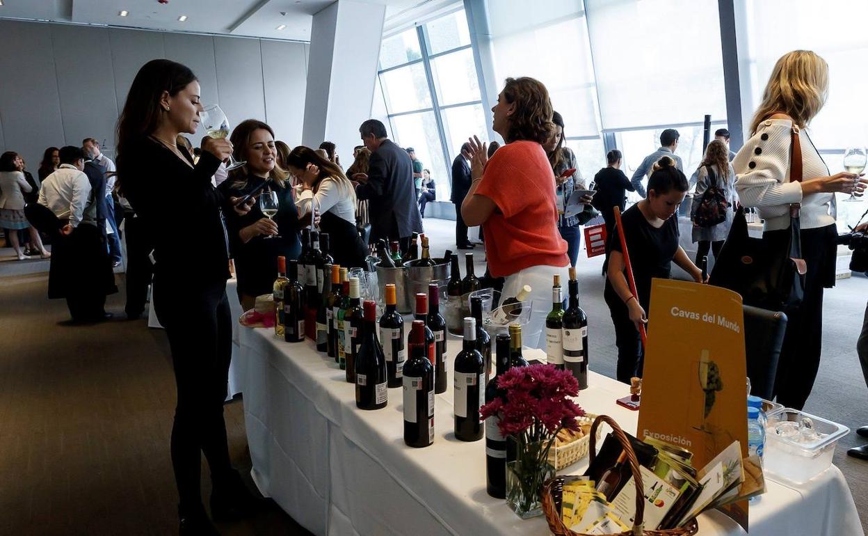 Un evento comercial de exportadores de vino.