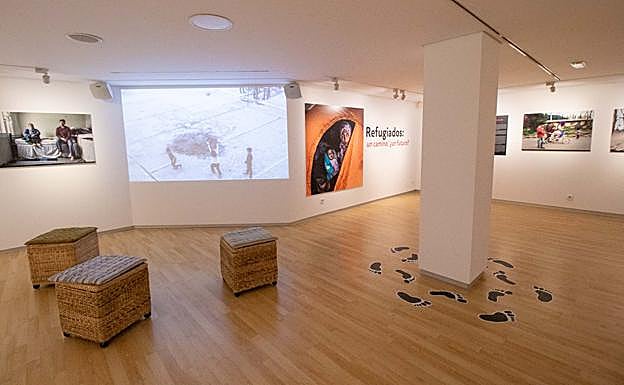 Alguna de las obras de la muestra. 