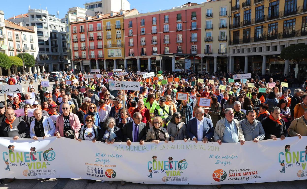 Imagen de los participantes en la marcha