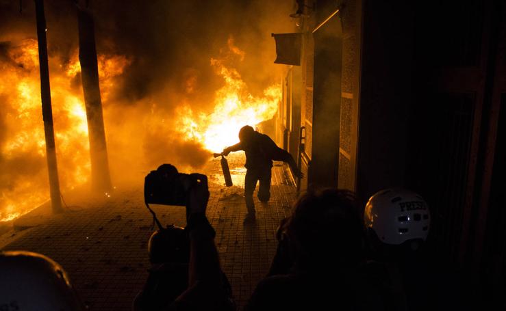 Noche de terror en las calles de Barcelona