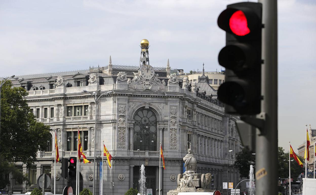 Fachada del Banco de España.