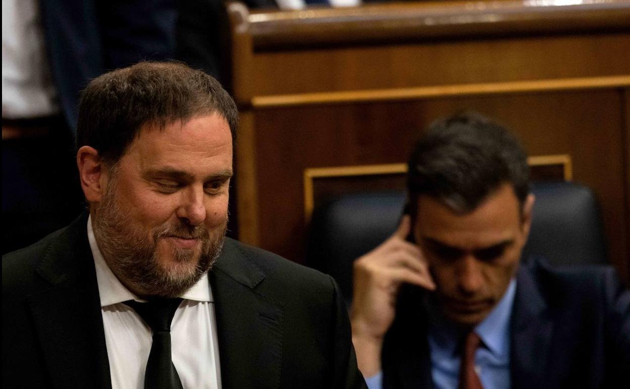 El presidente de ERC, Oriol Junqueras. 