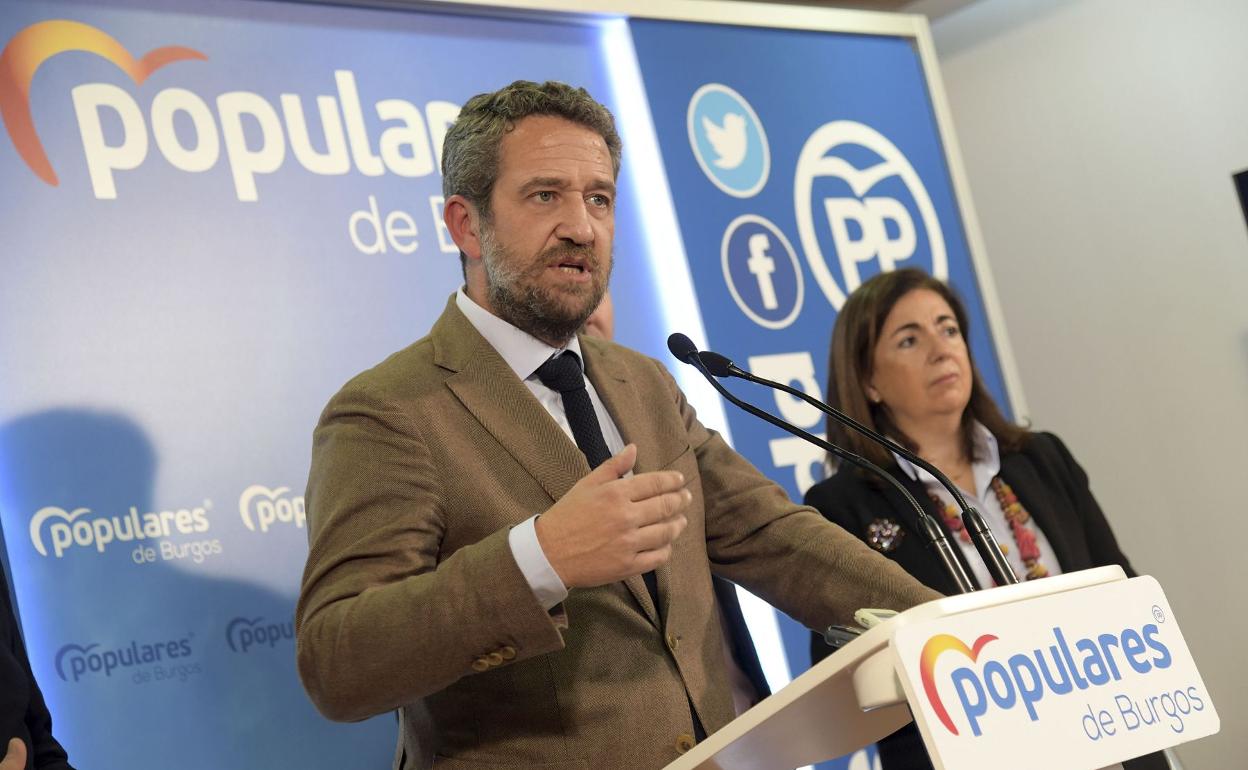 Jaime de Olano ha estado de campaña en Burgos