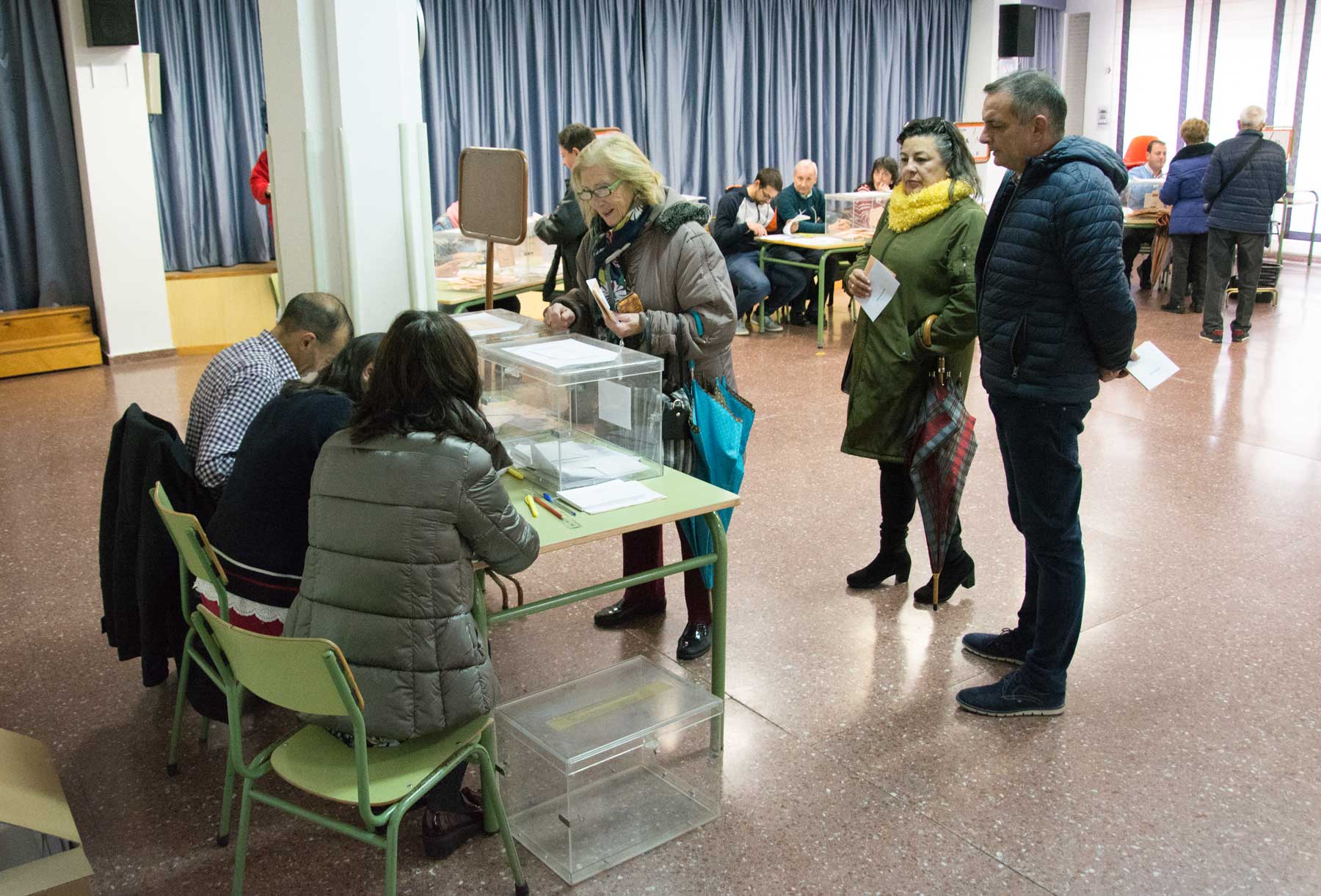 La jornada electoral se está desarrollando con normalidad. 