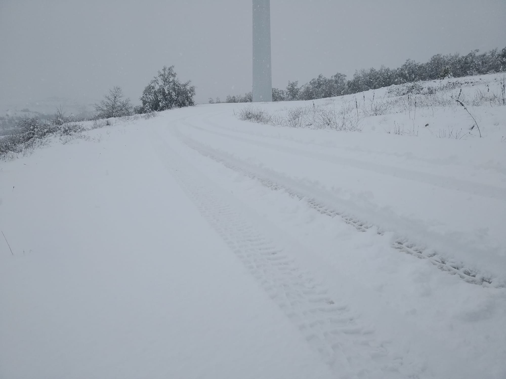 Fotos: La nieve hace acto de presencia en Burgos