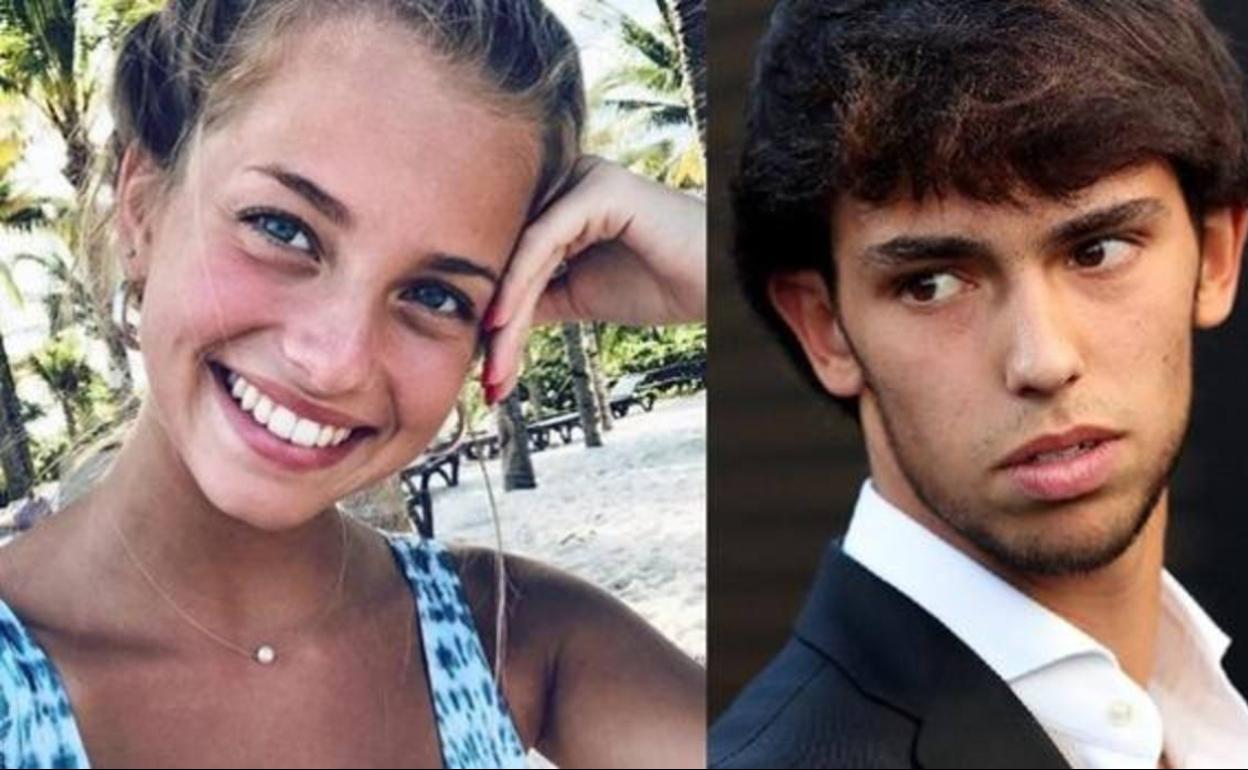 Margarida Corceiro y Joao Félix.