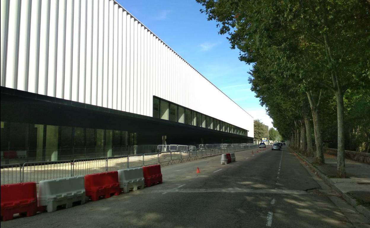 Imagen del estado de la Avenida del Arlanzón en el mes de septiembre. 