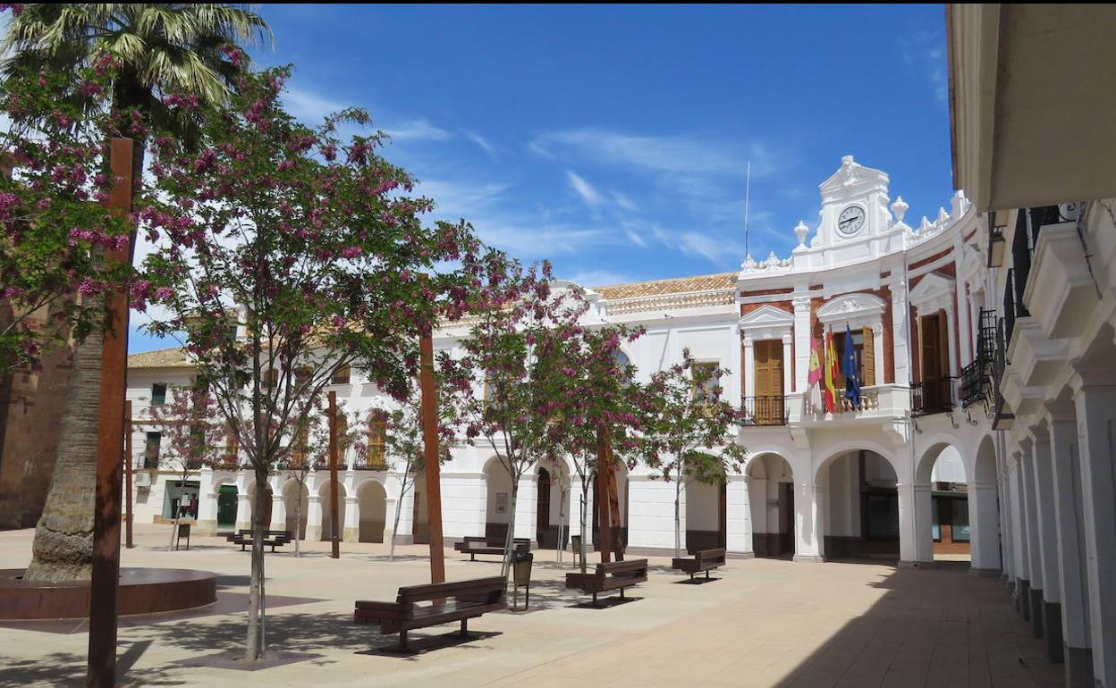 La plaza de Manzanares, en Ciudad Real. 