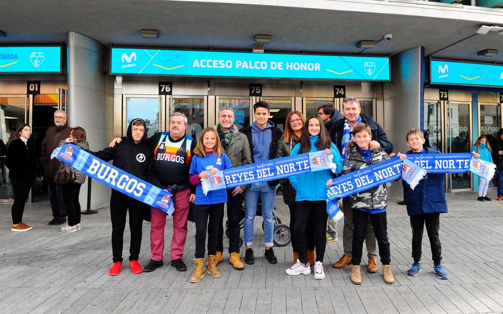 Casi un millar de burgaleses se han desplazado hasta la capital de España para ver la victoria de su equipo en el Wizink Center.