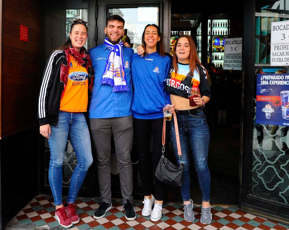 Casi un millar de burgaleses se han desplazado hasta la capital de España para ver la victoria de su equipo en el Wizink Center.