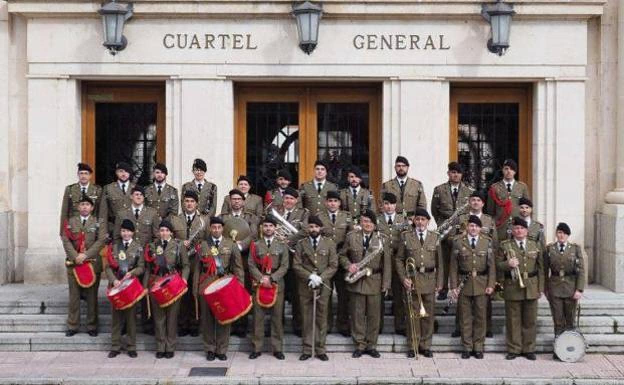 Unidad de Música del Cuartel General de la División 'San Marcial'. 