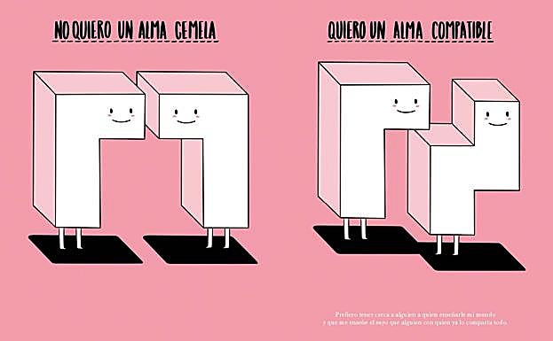 Imagen principal - Ilustraciones del libro 'AMORes'.