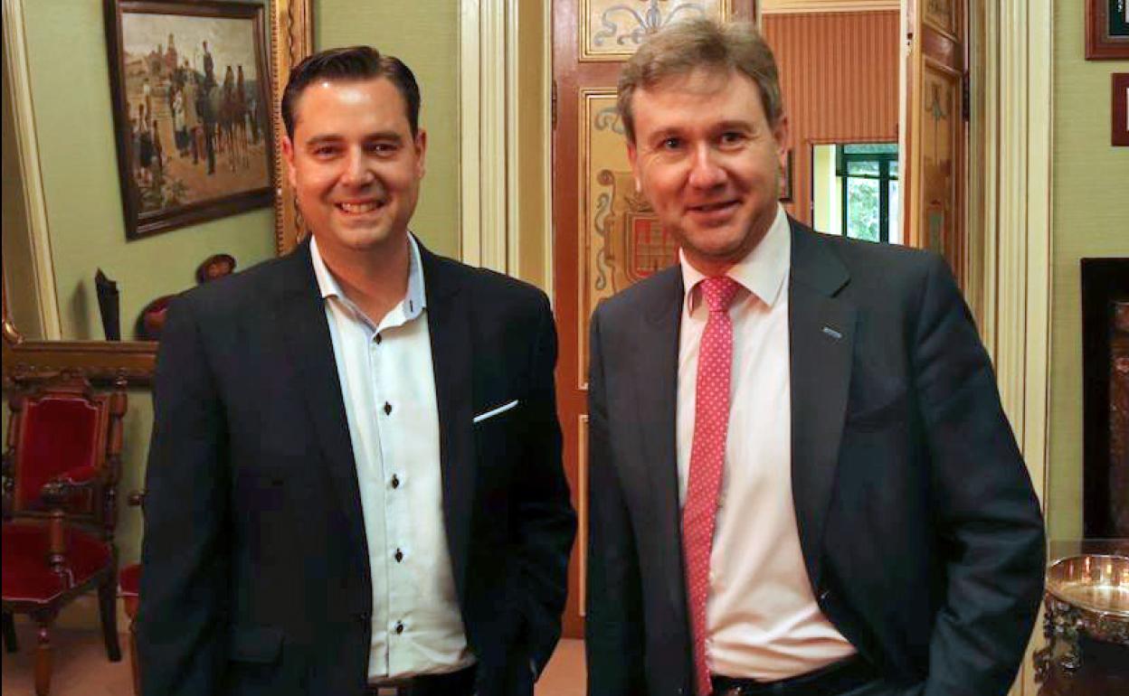 Daniel de la Rosa y Javier Lacalle ya se han sentado a negociar los presupuestos. 