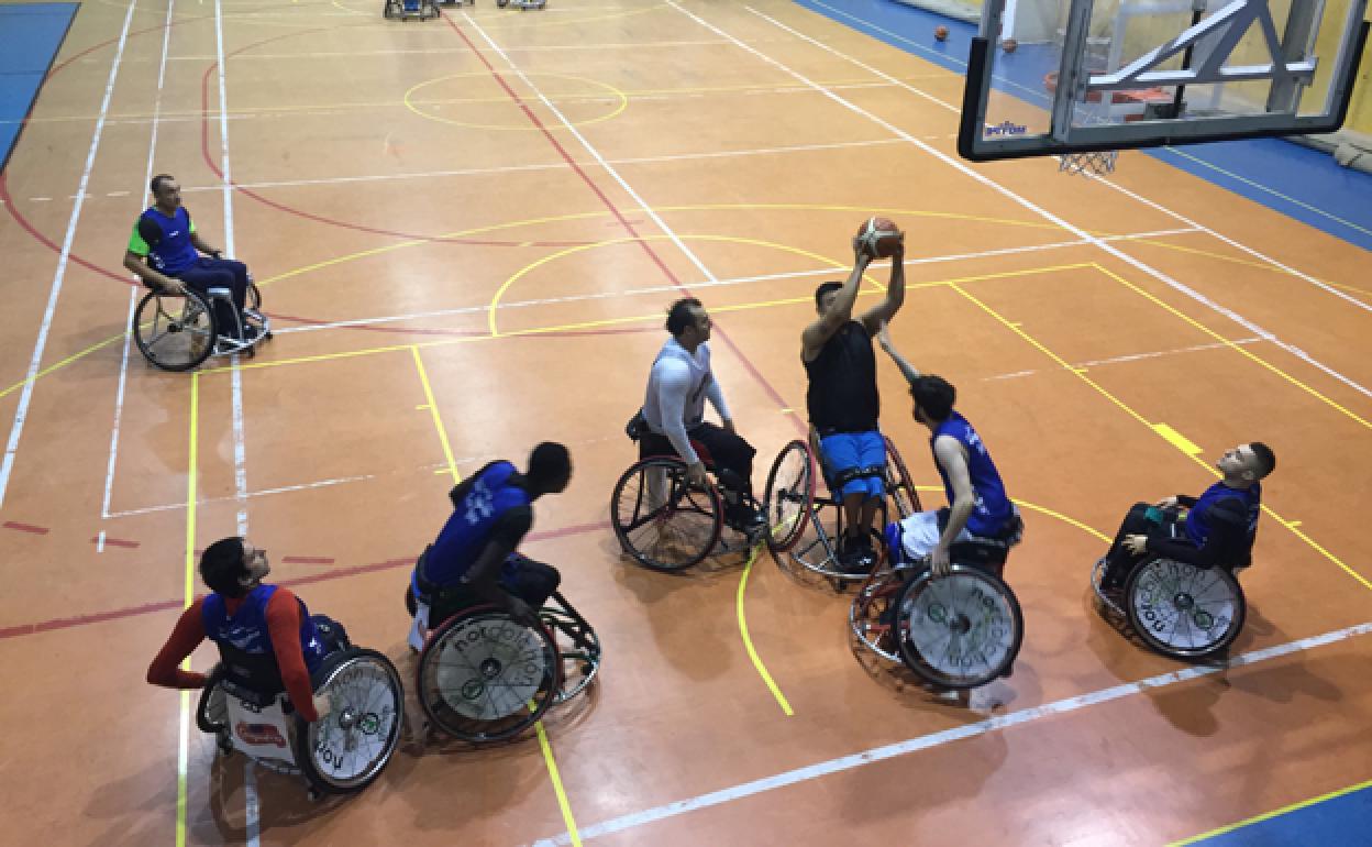 Imagen del último entrenamiento del Servigest. 