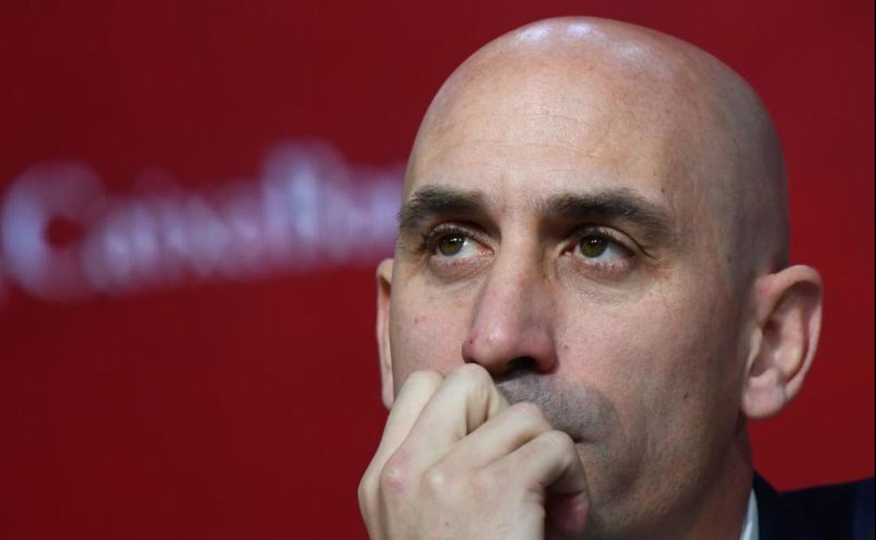 Luis Rubiales, presidente de la Federación Española de Fútbol.