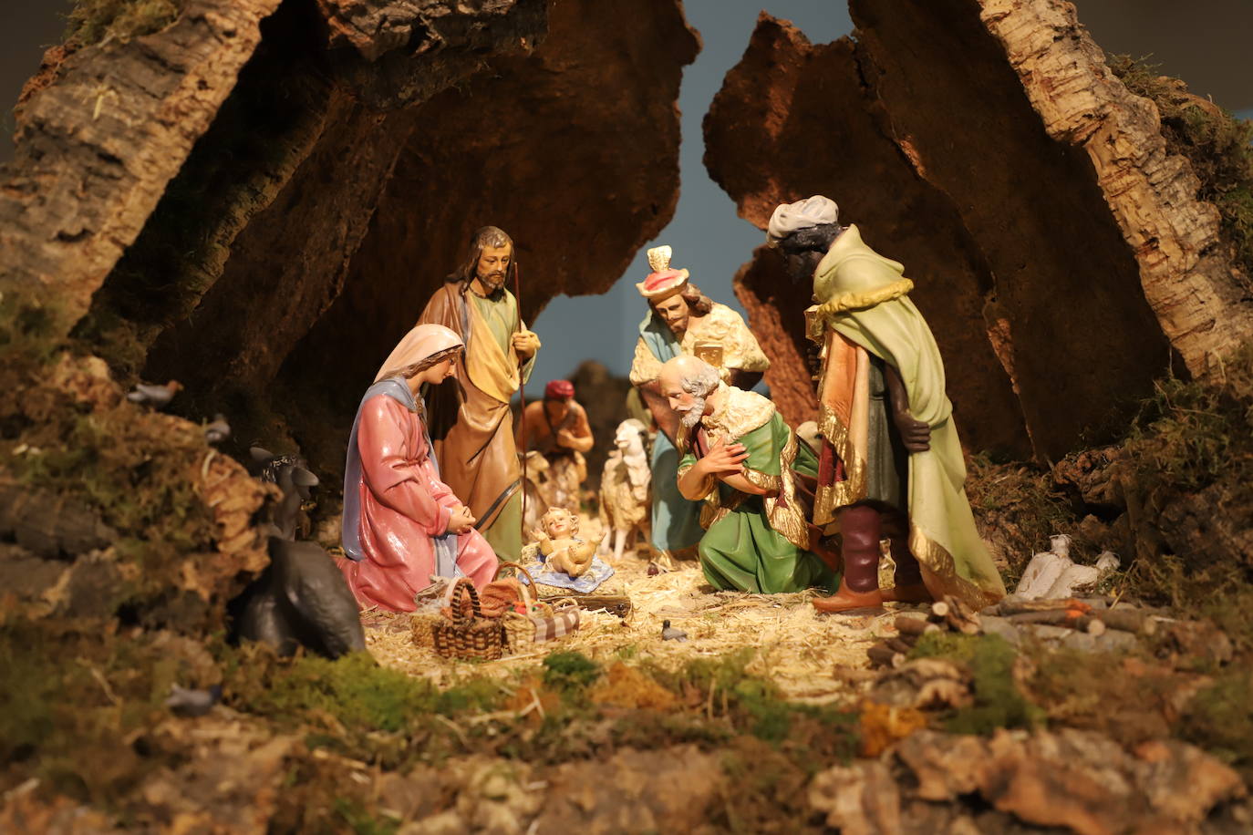 La sala de exposiciones Pedro Torrecilla acoge una nueva edición del tradicional belén.