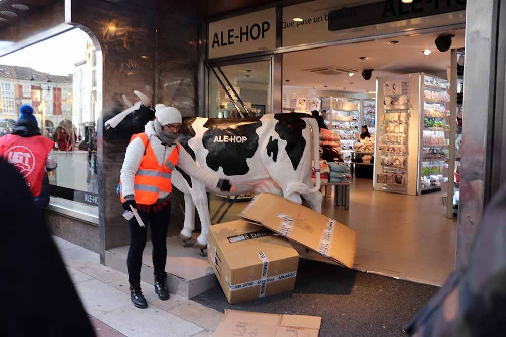 Fotos: Huelga en el comercio de Burgos