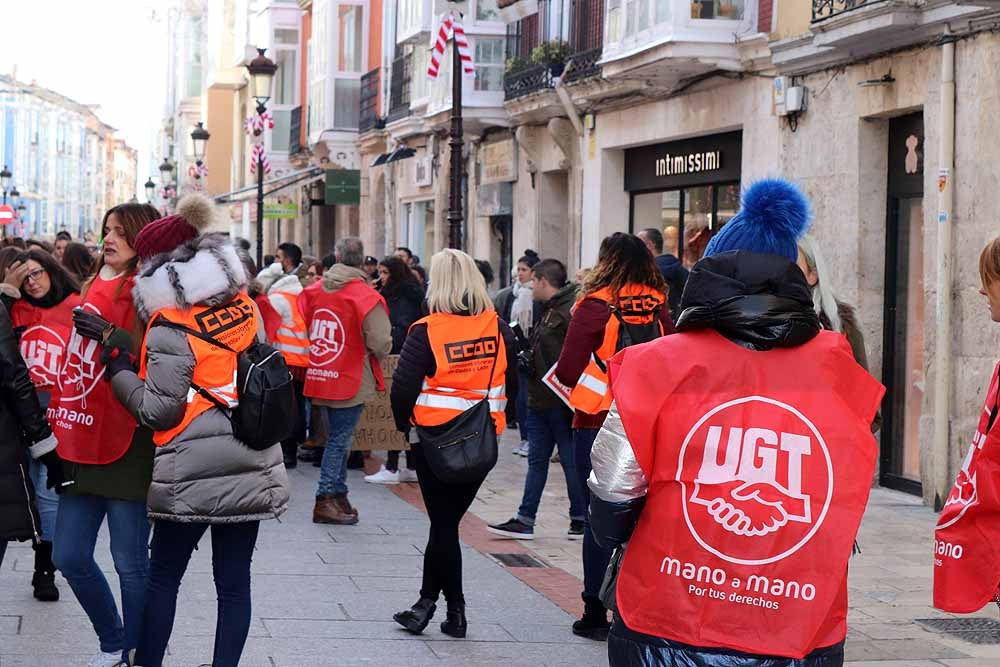 Fotos: Huelga en el comercio de Burgos