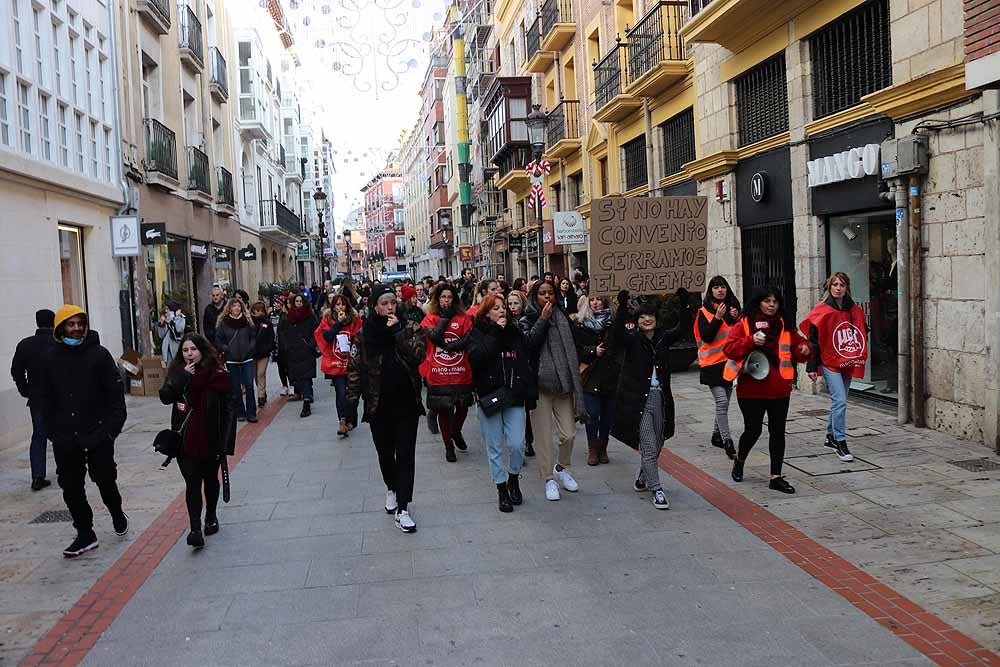 Fotos: Huelga en el comercio de Burgos