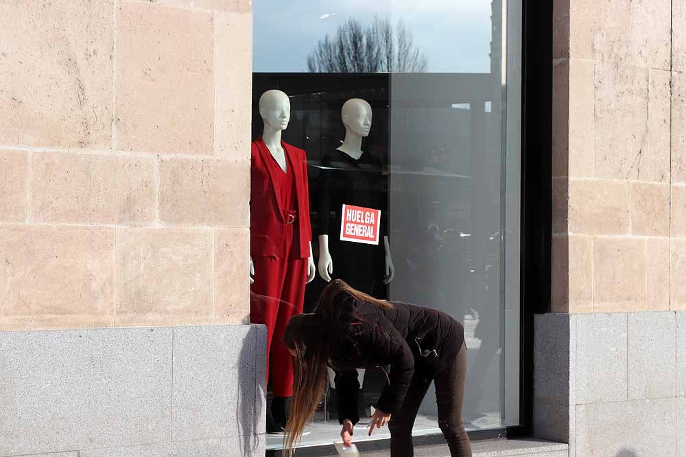 Fotos: Huelga en el comercio de Burgos