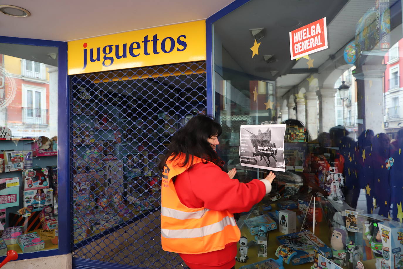 Fotos: Huelga en el comercio de Burgos