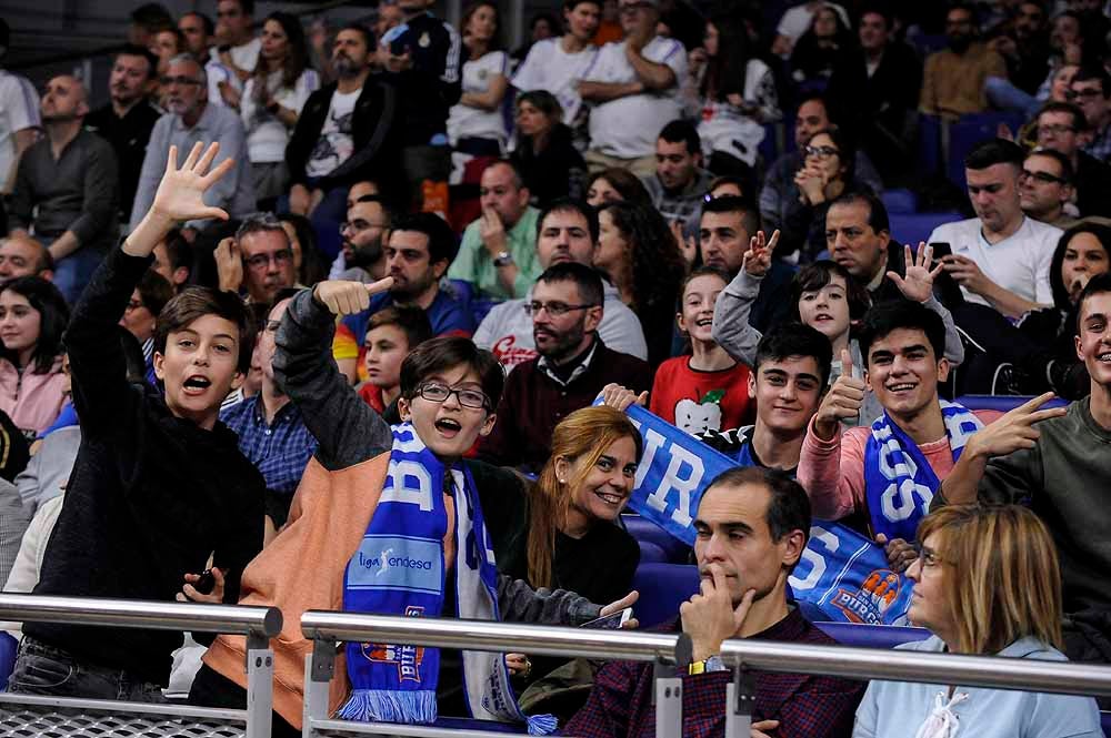 Fotos: La afición del San Pablo Burgos se ha desplazado a disfrutar del encuentro con el Real Madrid