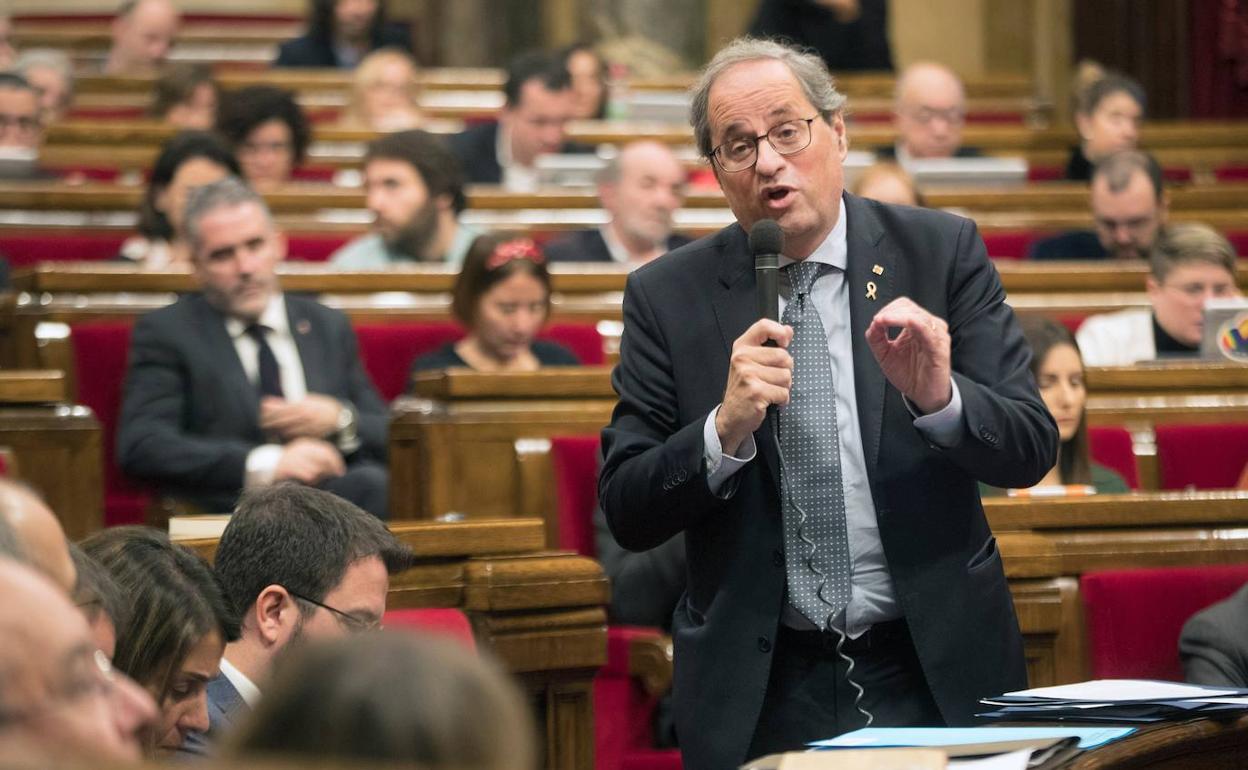 Quim Torra, presidente de la Generalitat. 