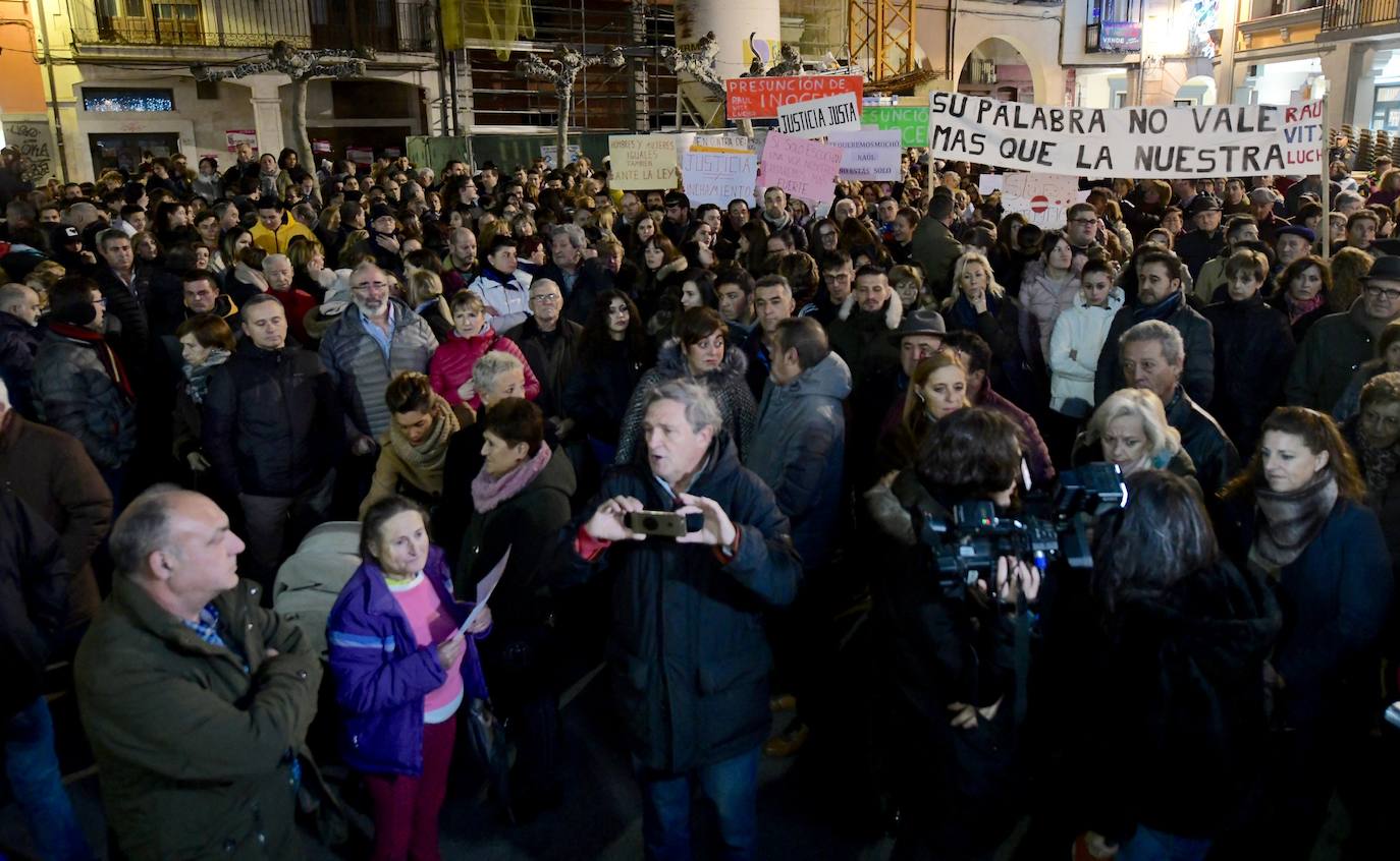 Decenas de ribereños se han manifestado en contra de la sentencia contra los exjugadores