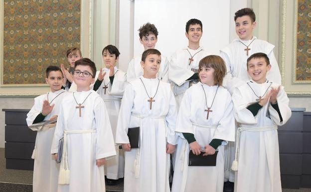 Proclamación de Andrés González como Obispillo en la ciudad de Burgos