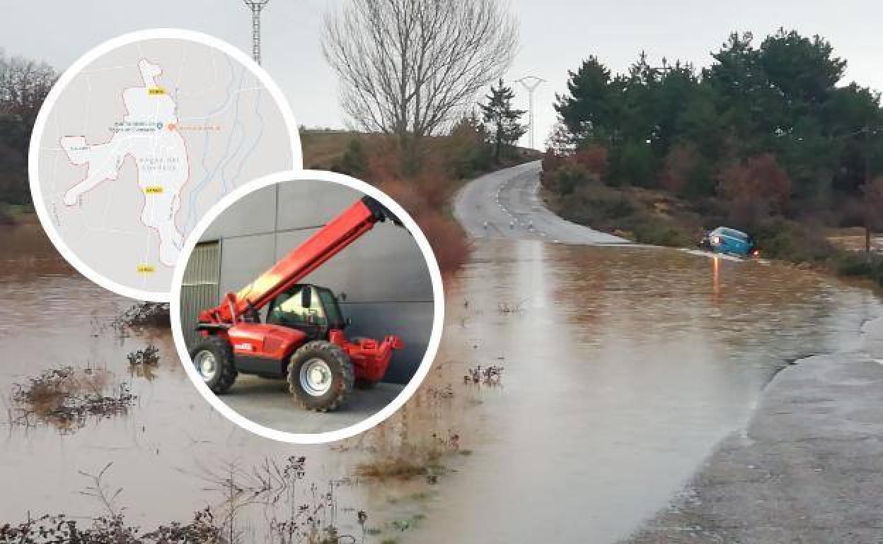 'Elsa' se cobra su primera víctima en la provincia de León: un varón cae al agua cuando conducía un tractor