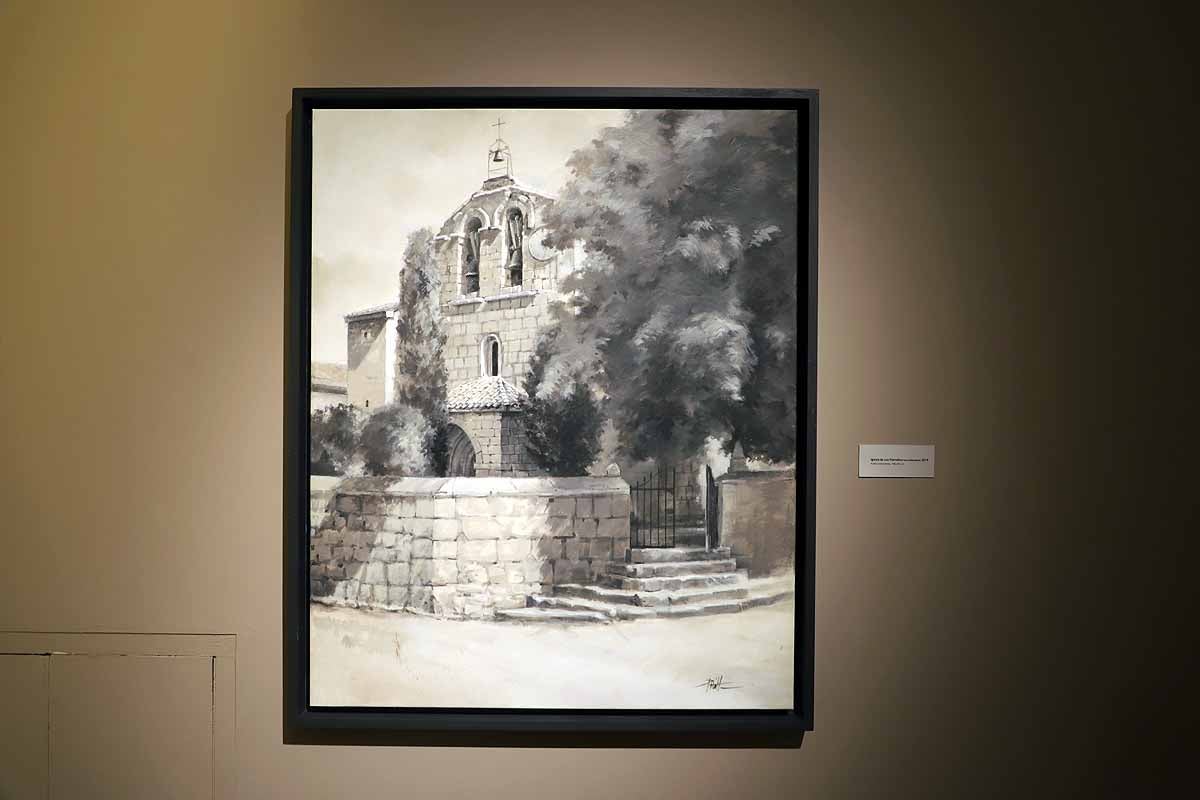 Luis Alberto Portilla regresa con su pintura al Arco Santa María cinco años después de su última muestra con una obra variada donde la figura humana es protagonista en el paisaje urbano. 