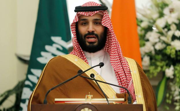 Mohammed bin Salman, príncipe heredero saudí. 