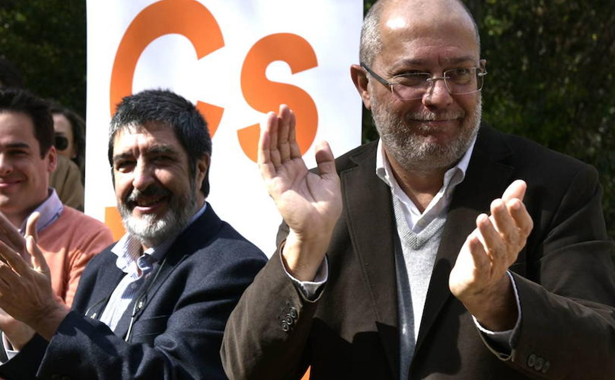 Manuel Mitadiel y Francisco Igea.