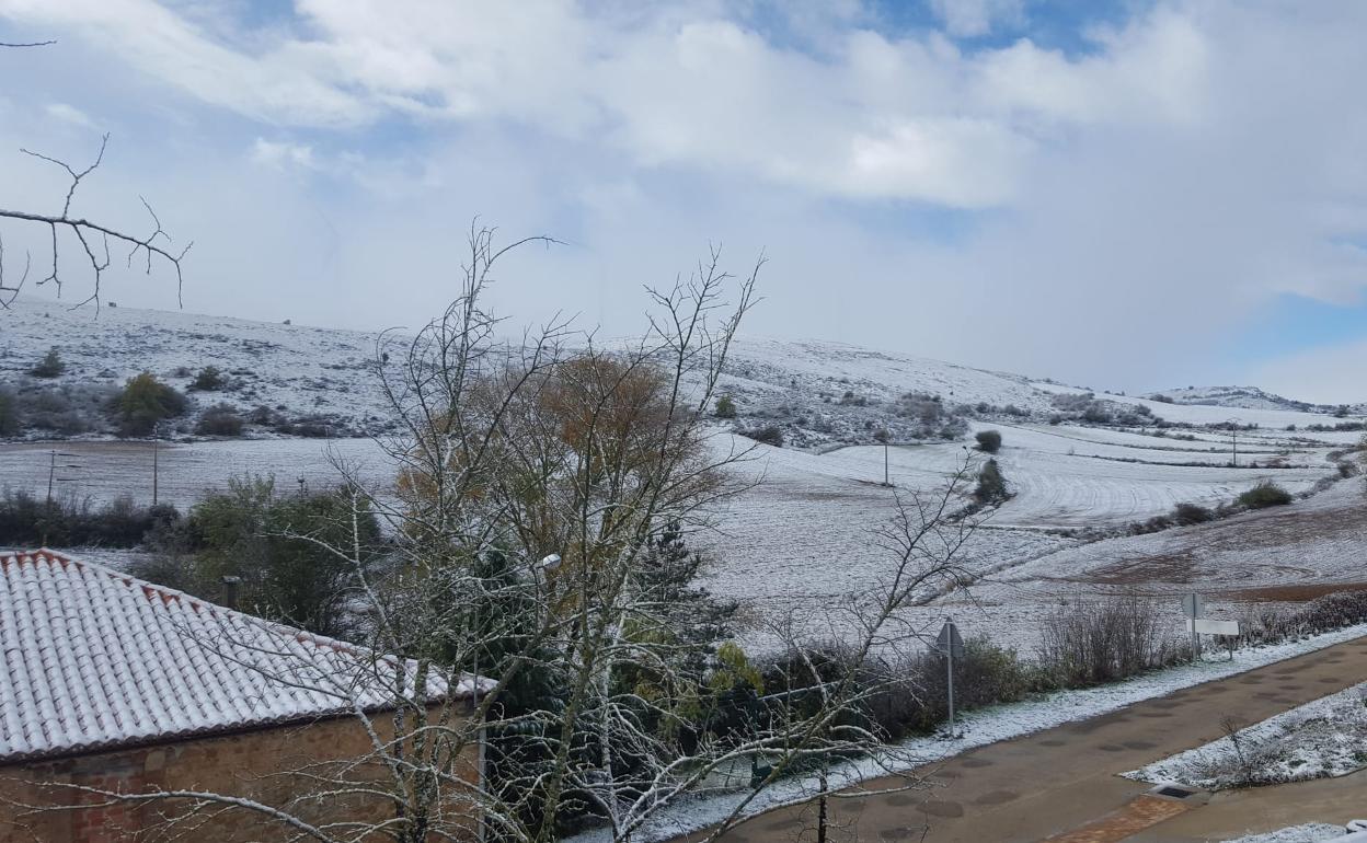 Imagen de las últimas nevadas en Burgos