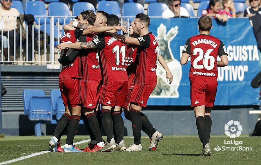 Andaluces y burgaleses empataron a dos en La Rosaleda.