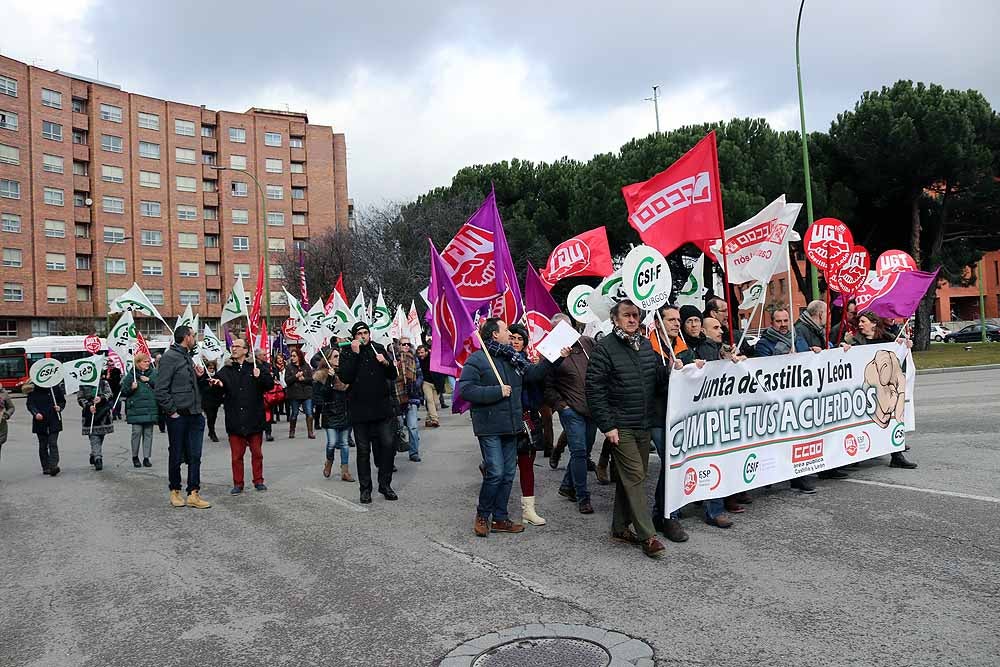 Fotos: Movilización de empleados públicos para reivindicar sus derechos