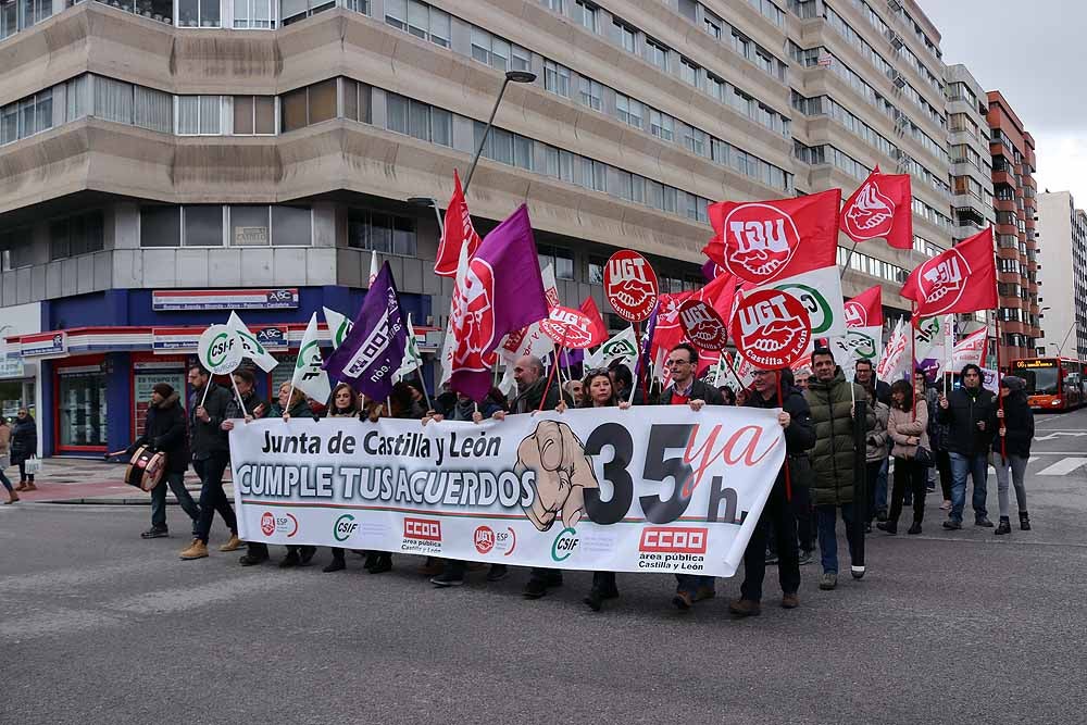 Fotos: Movilización de empleados públicos para reivindicar sus derechos