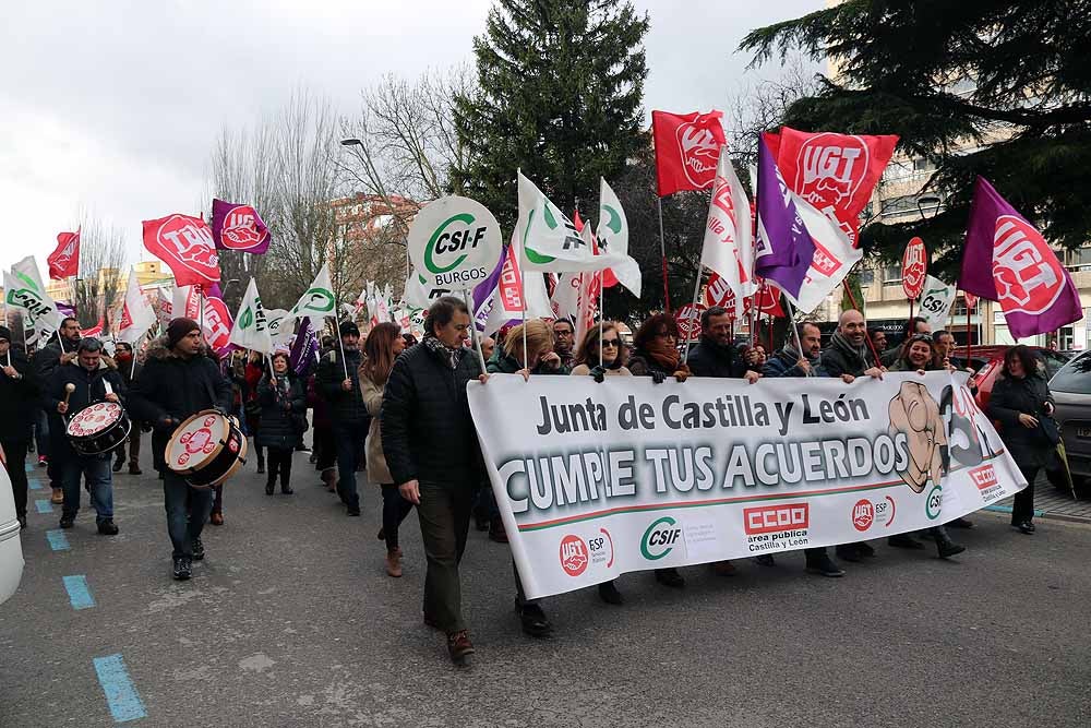 Fotos: Movilización de empleados públicos para reivindicar sus derechos