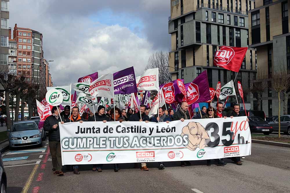 Fotos: Movilización de empleados públicos para reivindicar sus derechos