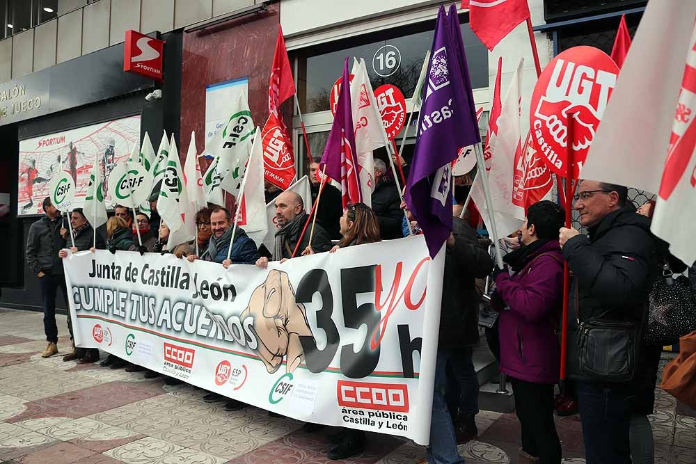 Fotos: Movilización de empleados públicos para reivindicar sus derechos