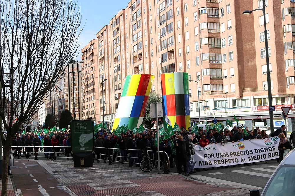 Fotos: Más de 400 agricultores y ganaderos se concentran en Burgos ante la falta de «rentabilidad» de sus explotaciones