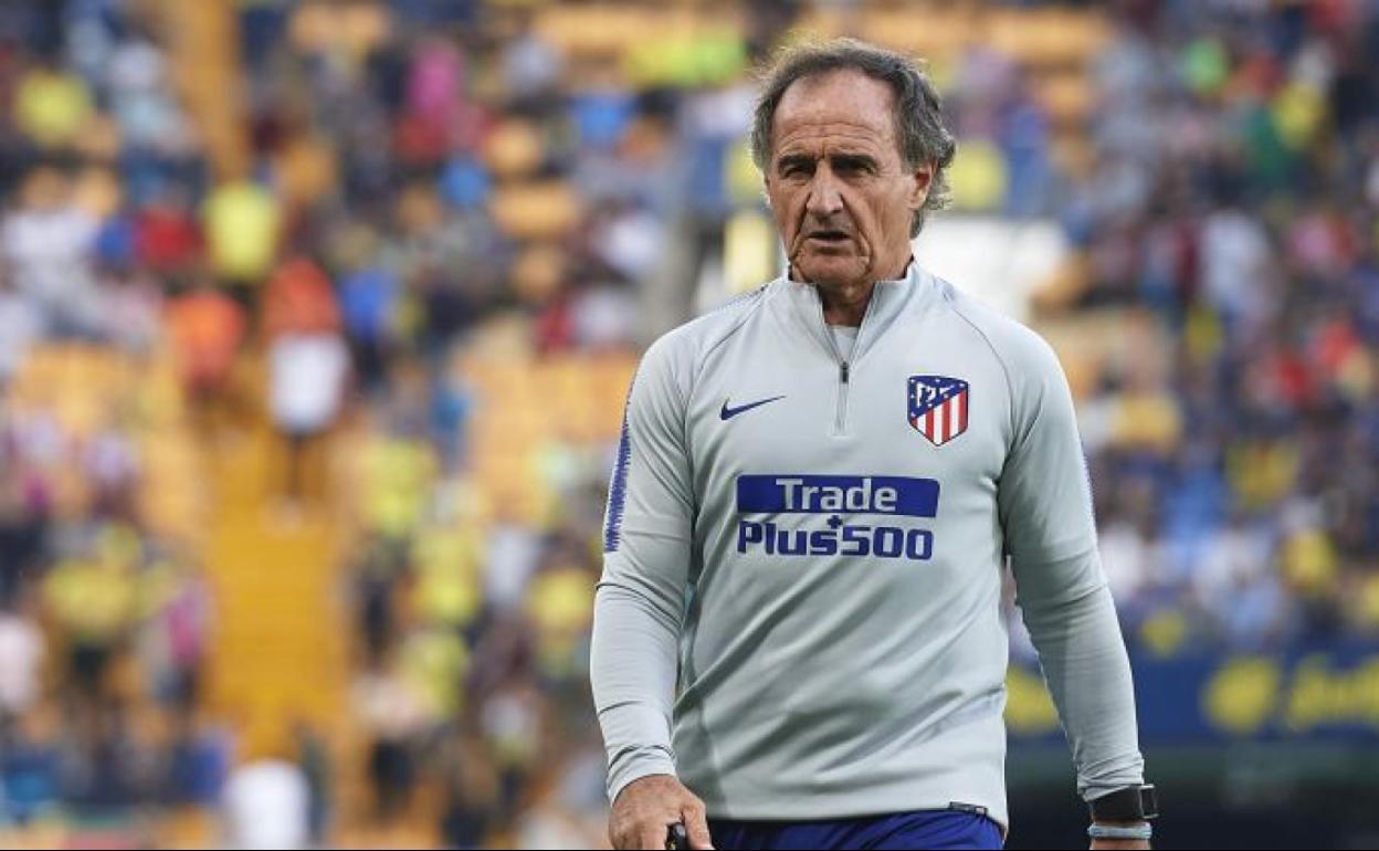 Óscar Ortega, preparador físico del Atlético.