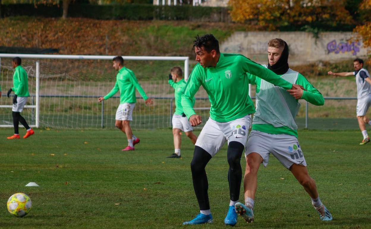 Diosvert Rivero en un entrenamiento. 