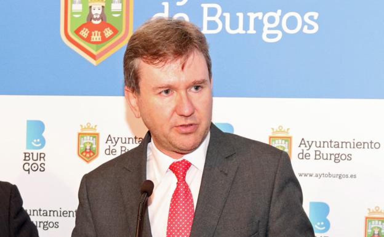 Javier Lacalle, portavoz del Grupo Municipal del PP en el Ayuntamiento de Burgos. 