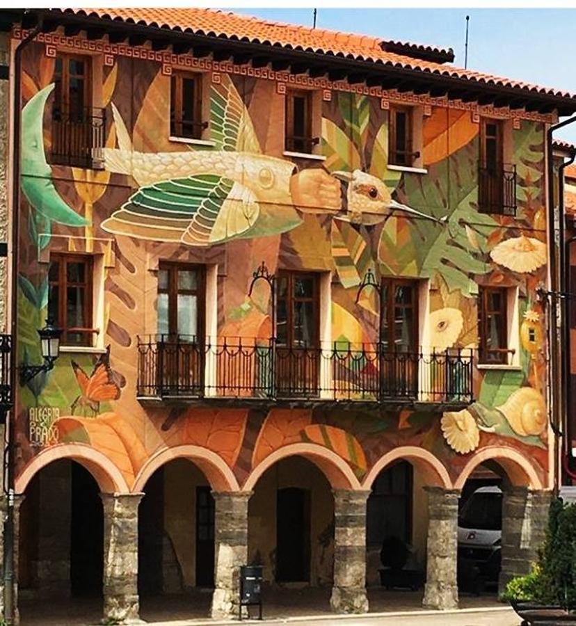 Uno de los murales de Belorado.