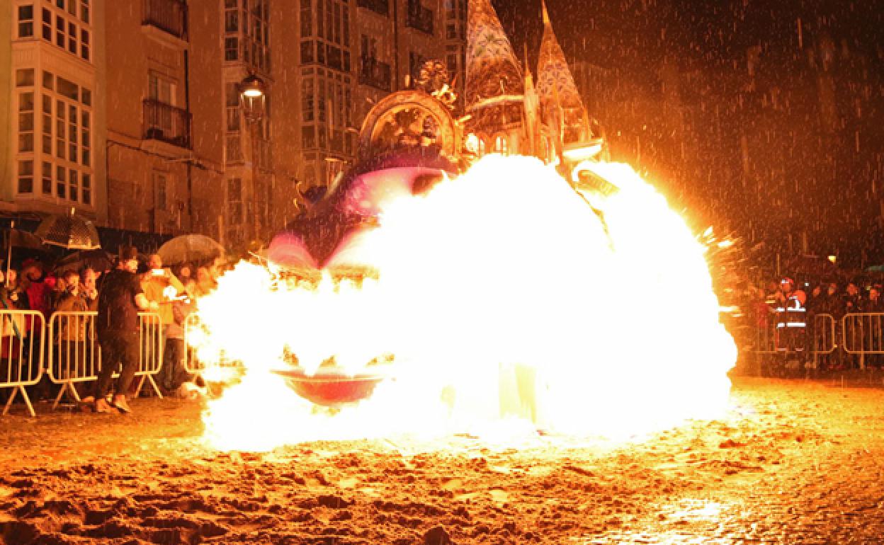 Entierro de la sardina en los Carnavales de 2019. 