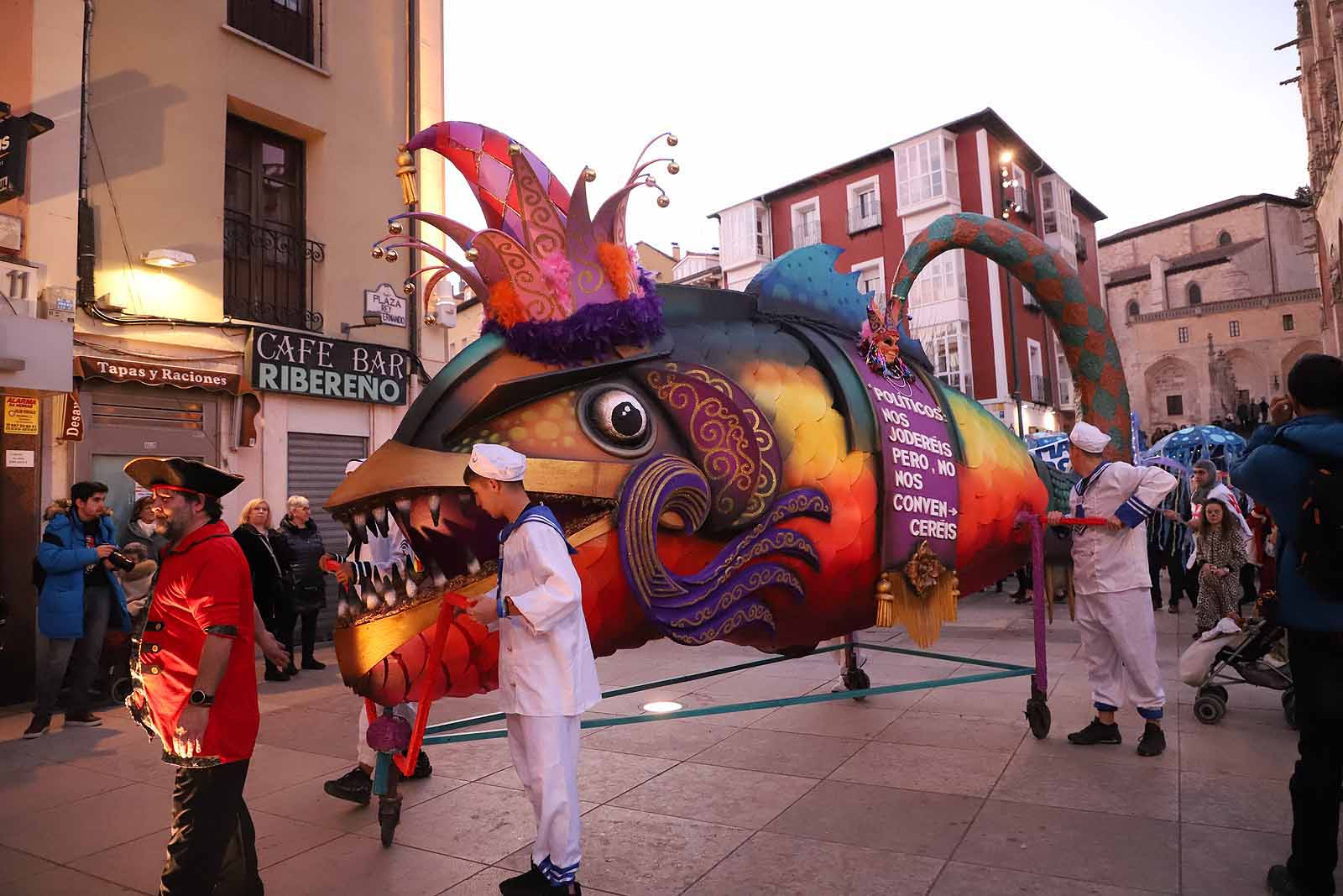 Doña Cuaresma recriminó a los burgaleses sus ganas de fiesta.