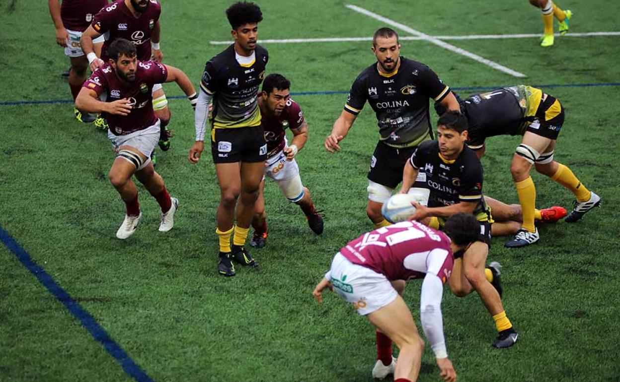 Imagen del partido de ida. 