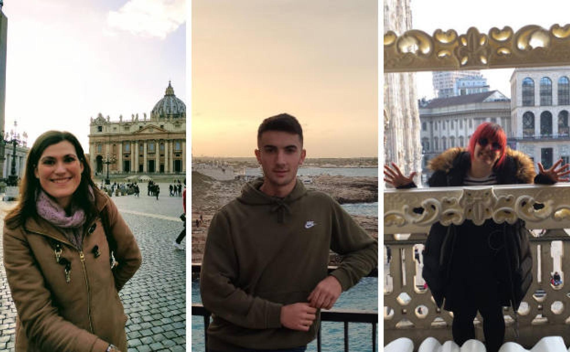 Burgaleses en Italia ante la alarma del coronavirus.